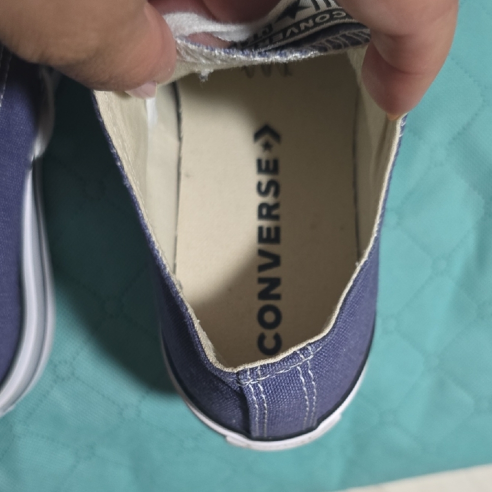 Converse Women's Blue Sneakers - Picture 5 of 9